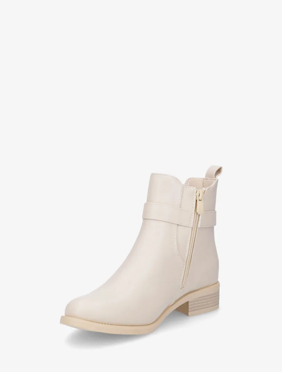 Bottines basiques en simili