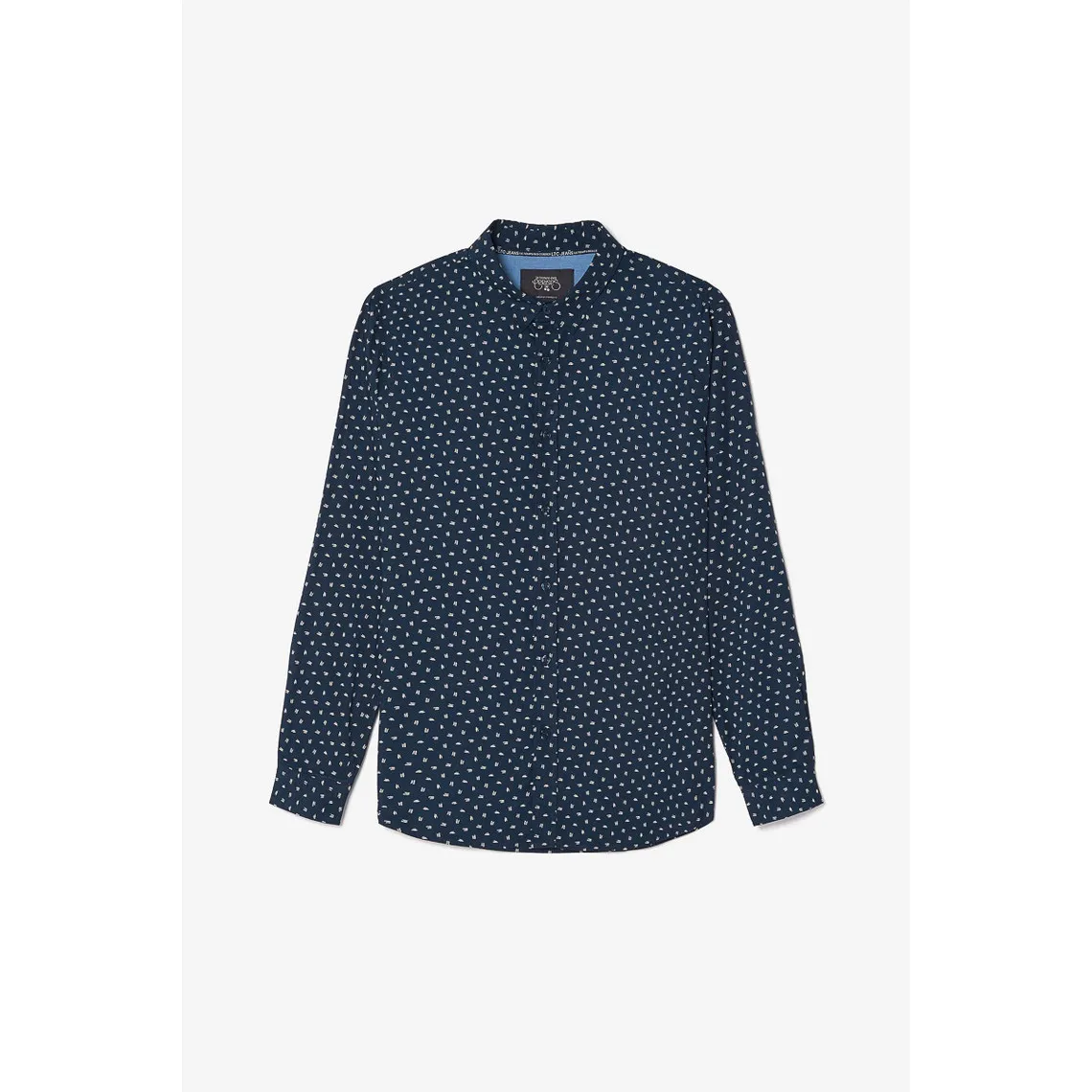 Chemise GIOR bleu en coton Le Temps des Cerises - Chemise Homme sur MenCorner