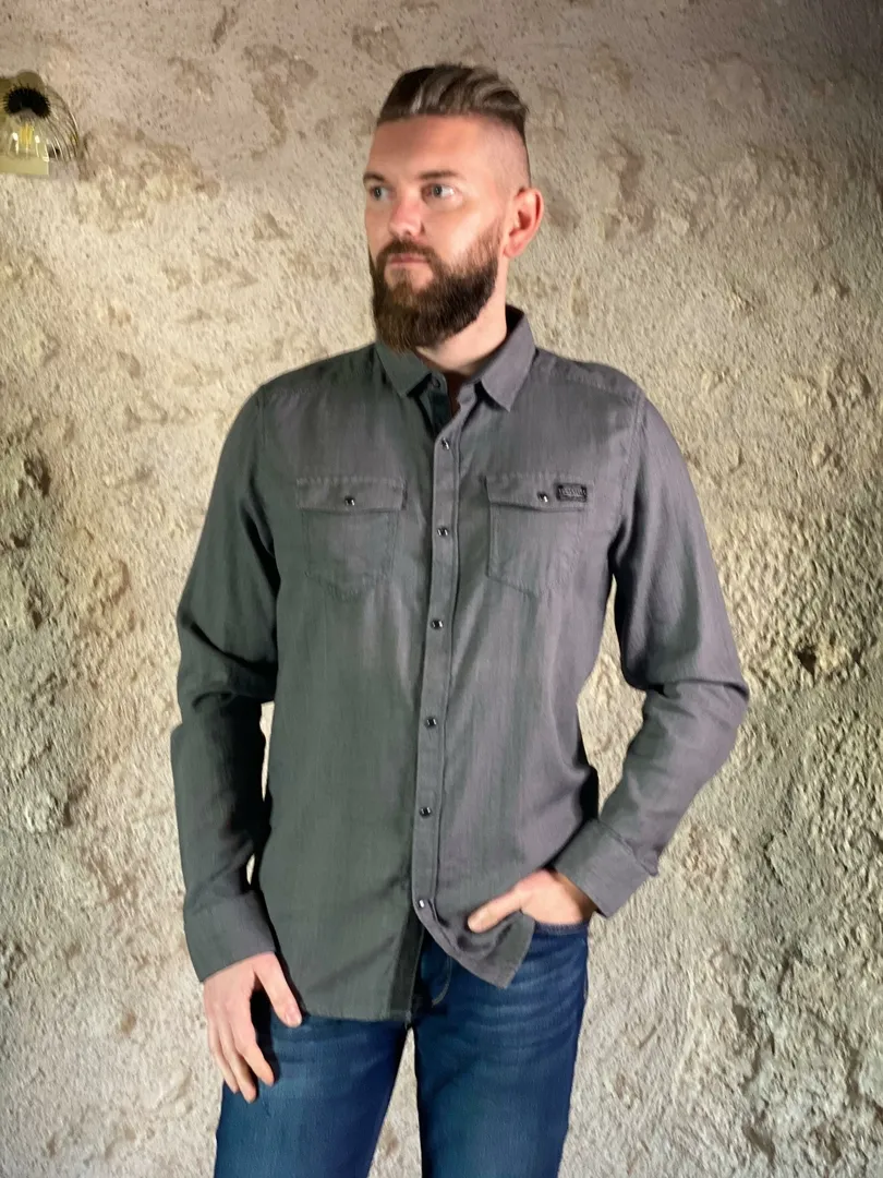 Chemise Menka - gris ciment - SUN VALLEY