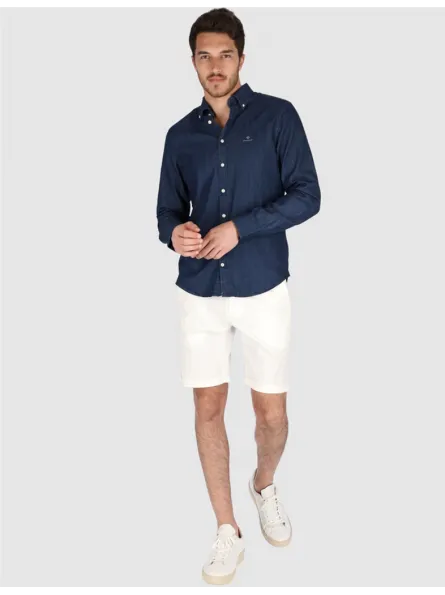 Chemise slim en chambray Gant
