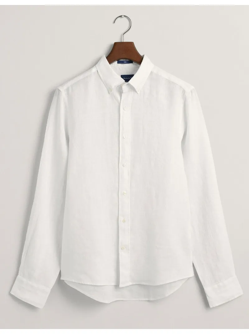 Chemise slim en lin Gant