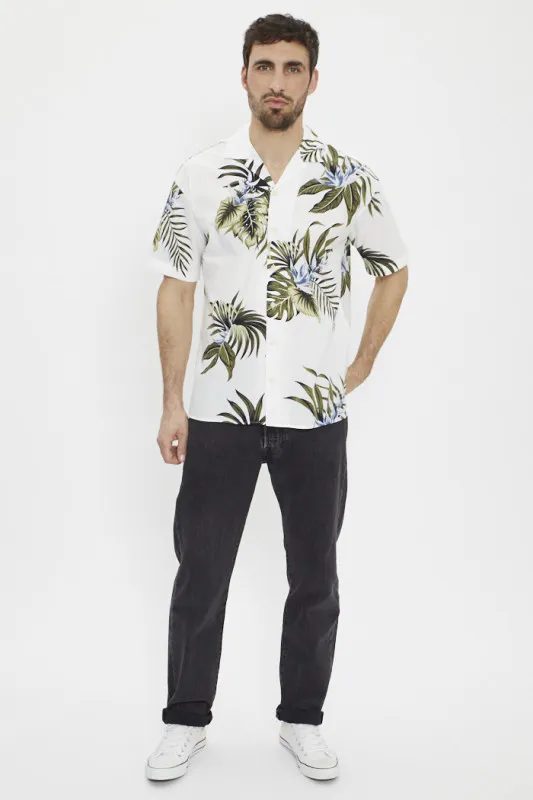 Chemise tropic relax blanche