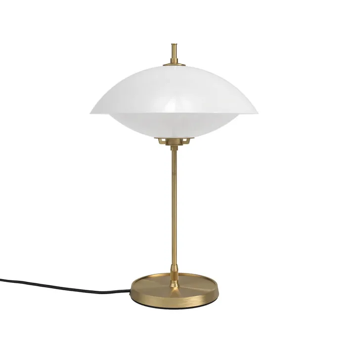 Fritz Hansen - Clam Lampe de table Ø 33 cm, laiton / verre opale