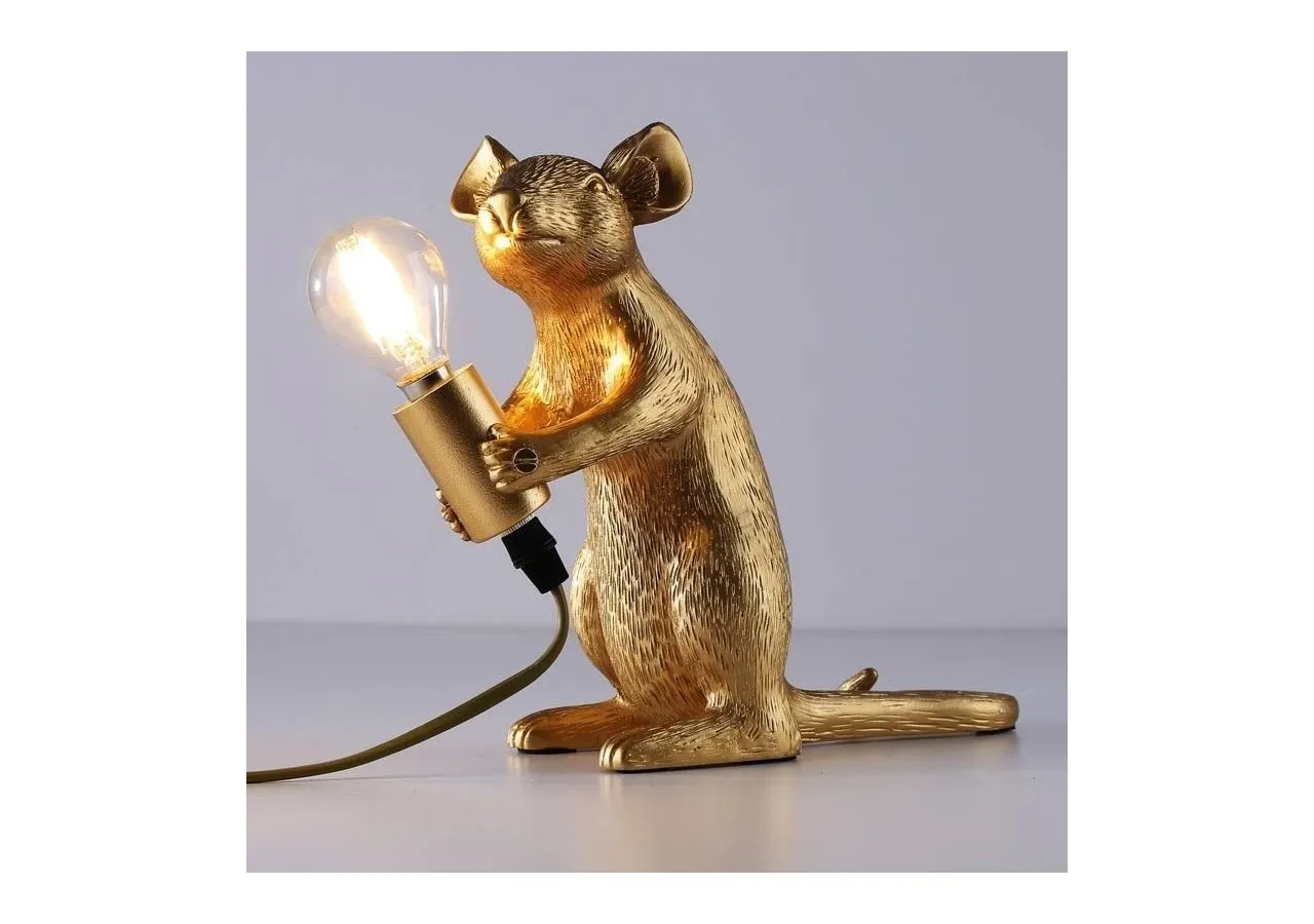 Lampe à poser design souris en résine "Stuart" - L4034-D - Barcelona LED