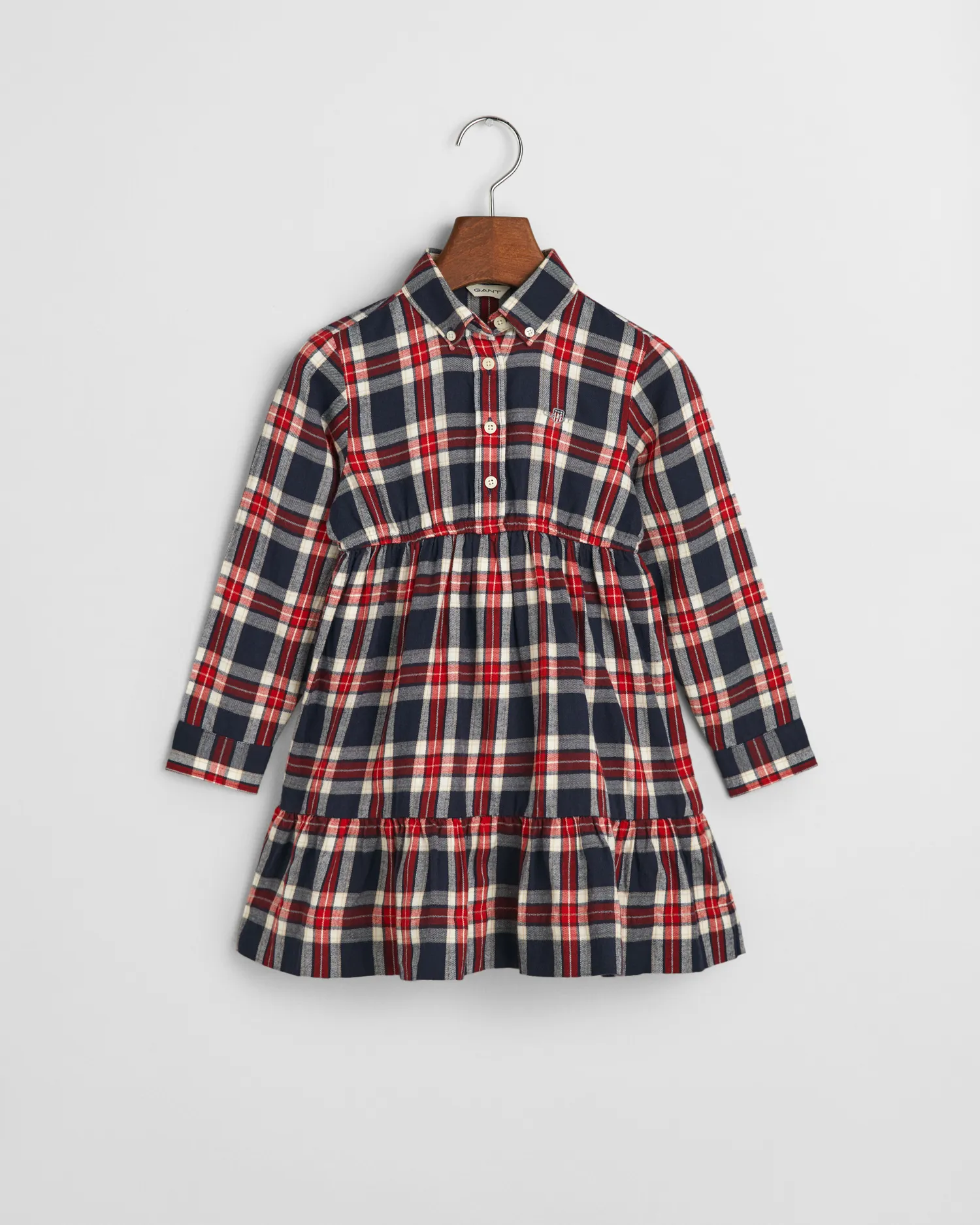 Robe-chemise en flanelle à carreaux Girls