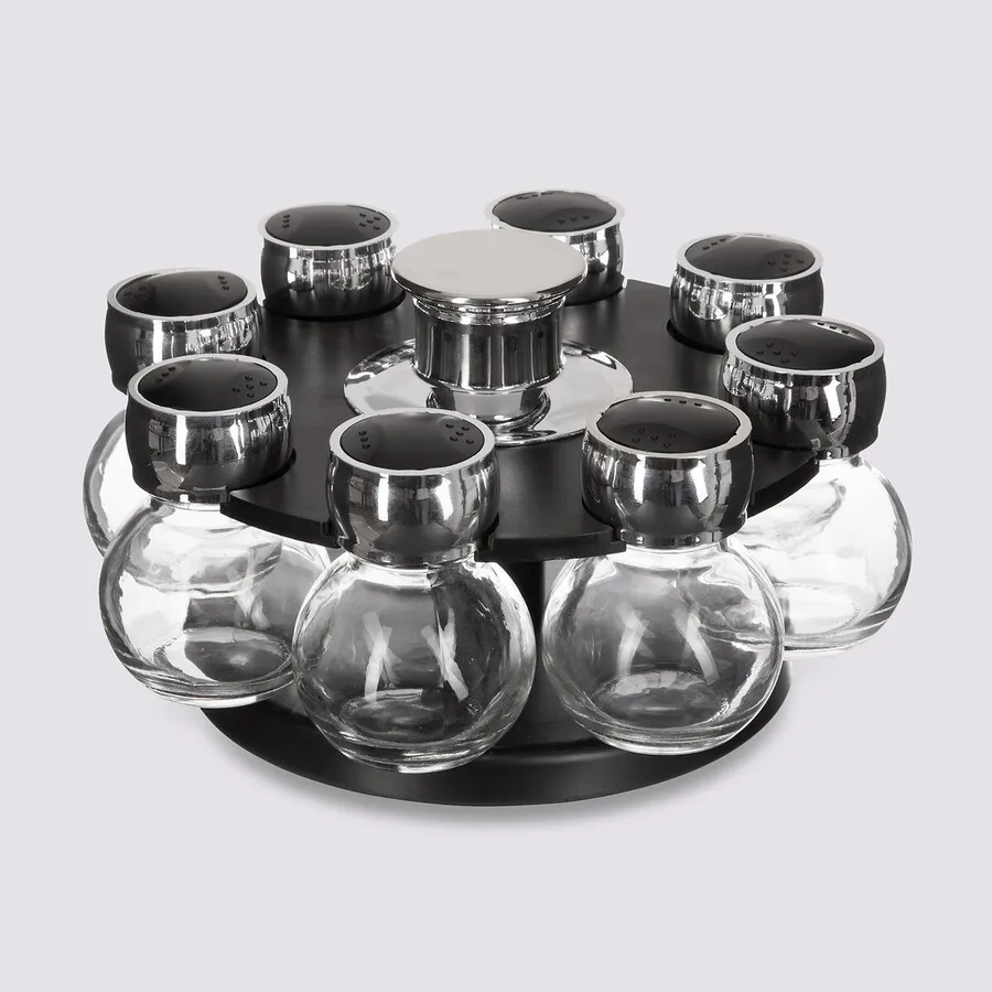 Support rotatif 8 pots à épices