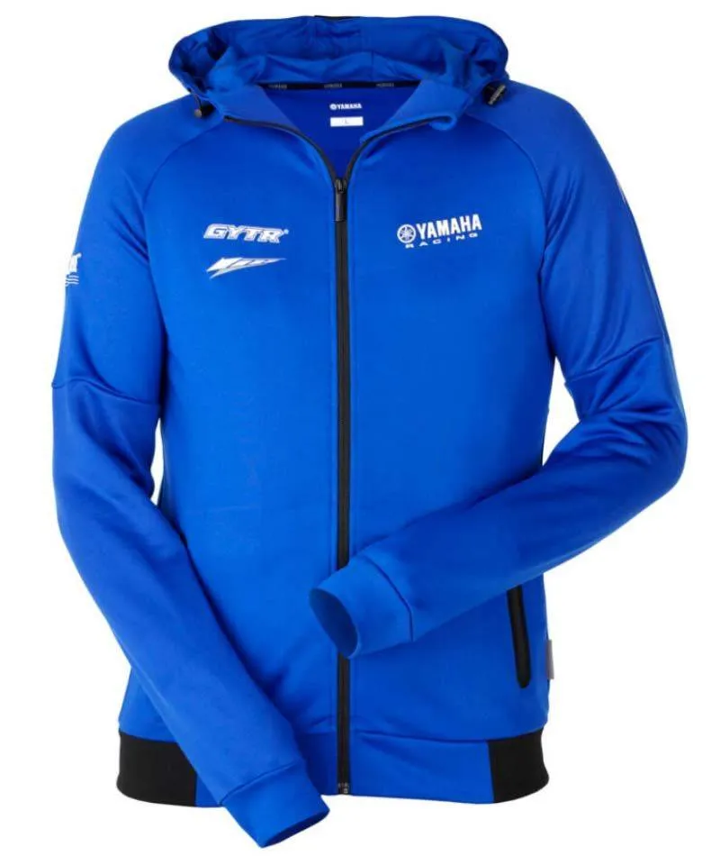 Sweat à capuche Homme Yamaha Paddock Bleu Pulse 2022- Kackney