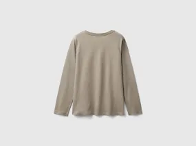 T-shirt à manches longues en coton bio