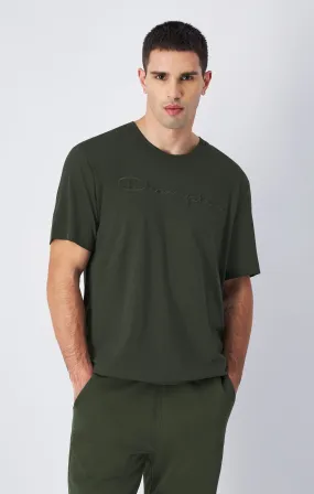 T-shirt en coton avec grand logo ton sur ton | Champion France