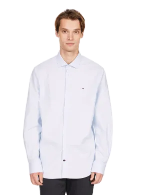 TOMMY HILFIGER  Chemise en coton  - Bleu