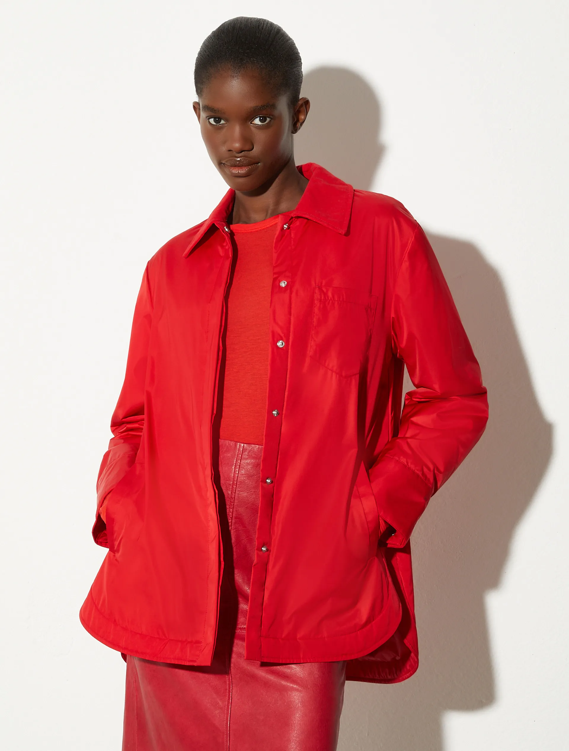 Veste chemise matelassée