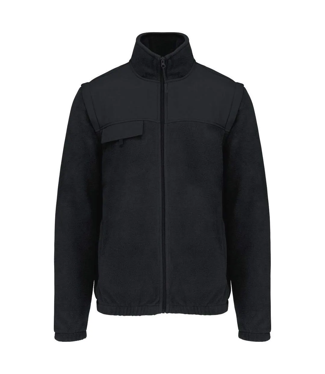 Veste polaire manches amovibles - WK9105 - noir