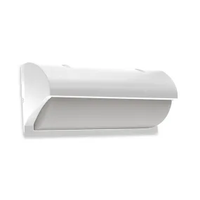 Witte buitenlamp aluminium, Rajko, 12W, 3000K LED, IP54